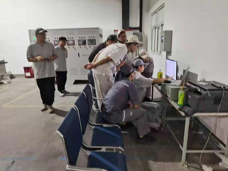 On-site commissioning of a railway in Shandong